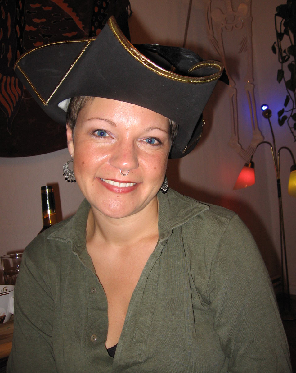 ... Jana Schulz als Piratin ...